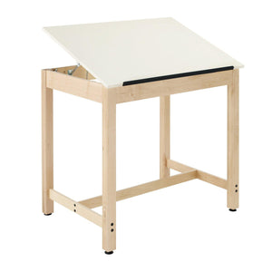 Drawing Table with Basic 1-Piece Top