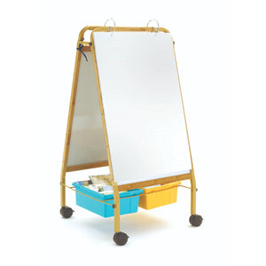 Copernicus Bamboo Early Learning Station with Vibrant Tubs and Blue Book Ledge