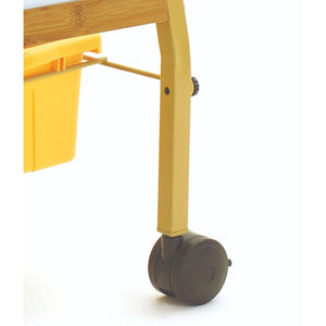 Copernicus Bamboo Early Learning Station with Vibrant Tubs and Blue Book Ledge