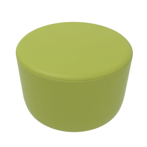 Fomcore Ottoman Series 30" Round Ottoman, 100% ALL-FOAM CORE, Antibacterial Vinyl Seat, Patterned Vinyl Sides, LIFETIME WARRANTY, FREE SHIPPING