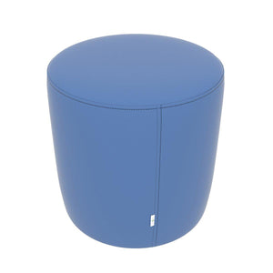 Fomcore Ottoman Series 18" Round Ottoman with 100% ALL-FOAM CORE, Antibacterial Vinyl Upholstery, LIFETIME WARRANTY, FREE SHIPPING