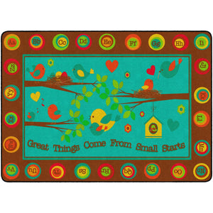 Great Things Come From Small Starts Rugs