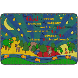 My God Is So Great Rugs