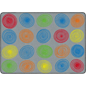 Circles Grey & Multi Rugs