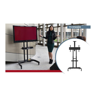 Adjustable-Height Large-Capacity LCD TV Stand