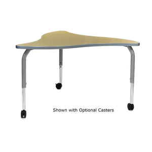 Method Collaborative Series Adjustable Height Tables, 25" 34" H, Polygon Shape, 50"