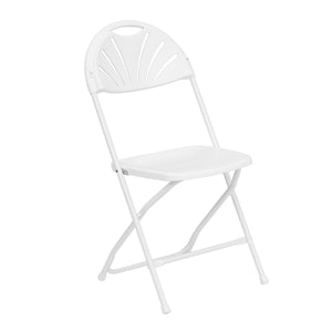 Nextgen Fan Back Plastic Folding Chair, 650 Lb. Capacity