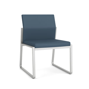 Gansett Collection Reception Seating, Armless Guest Chair, Standard Vinyl Upholstery, FREE SHIPPING
