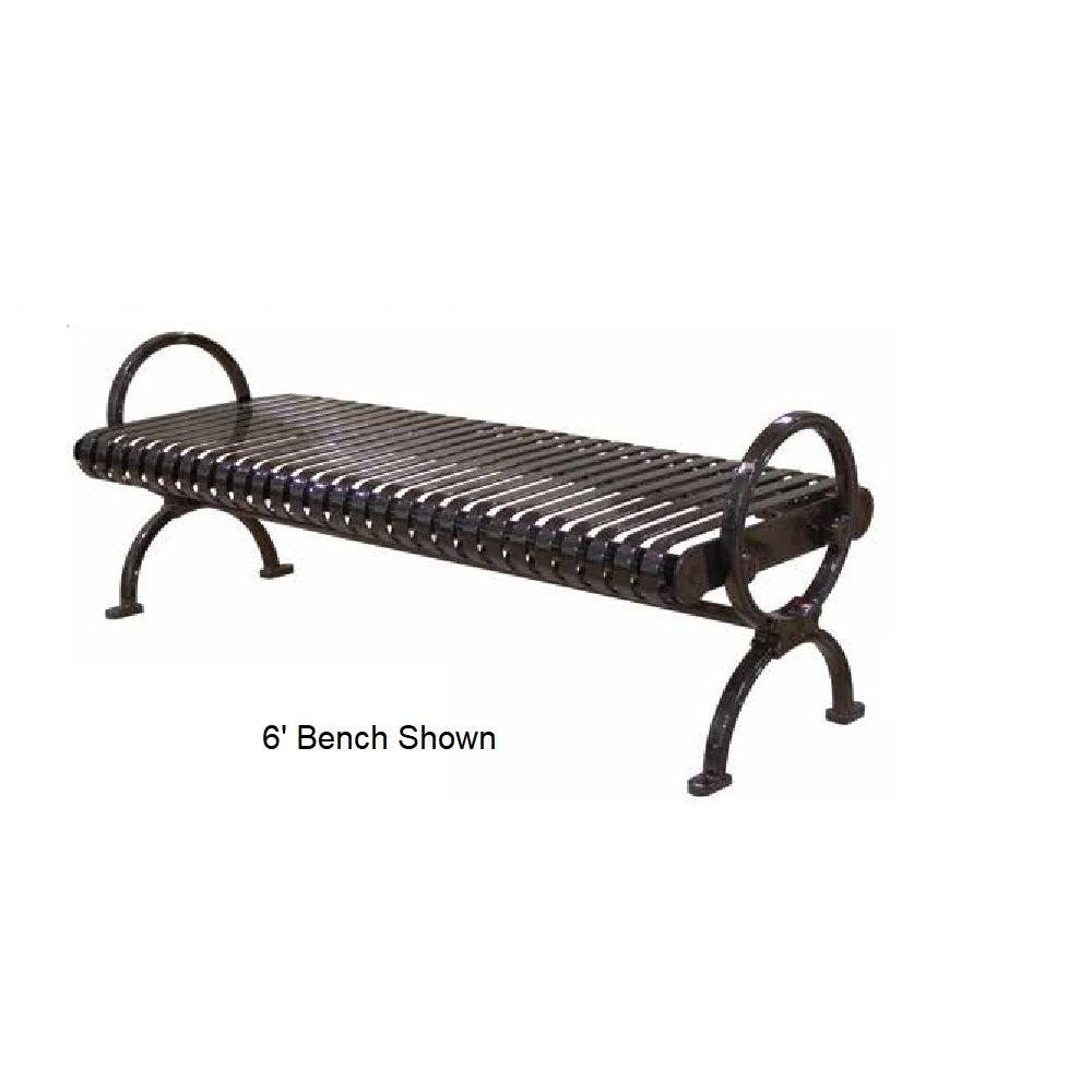 4’ High Point Bench Without Back