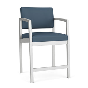 Lenox Steel Collection Reception Seating, Hip Chair, Designer Fabric Upholstery, FREE SHIPPING