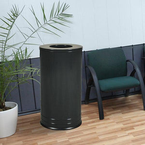 International Collection Indoor Waste Receptacle, 18-Gallon Capacity