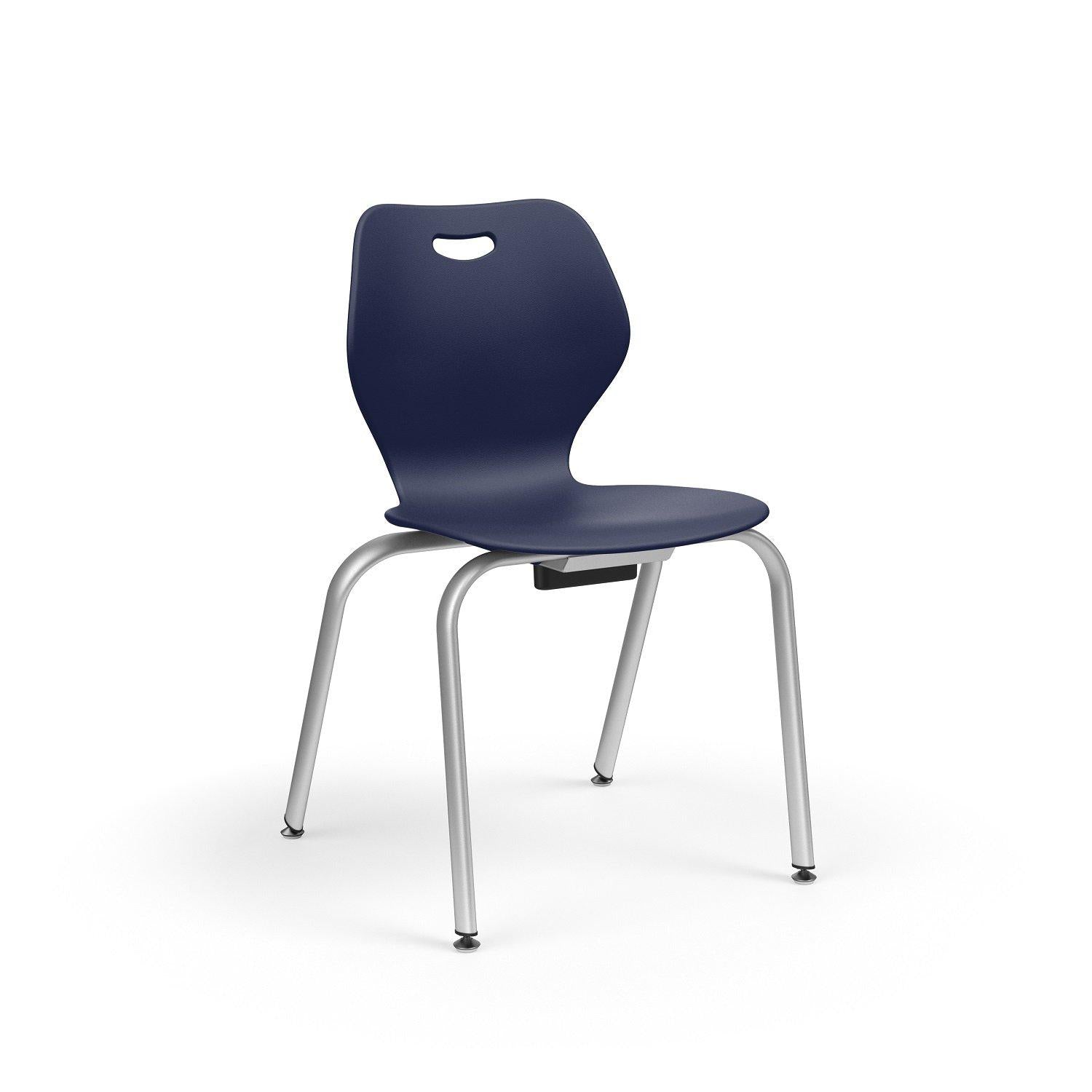 Intellect Wave 4-Leg Stack Chair, 18" Seat Height, FREE SHIPPING