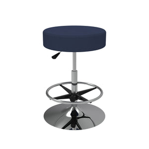 Cushioned Adjustable Swivel Stool