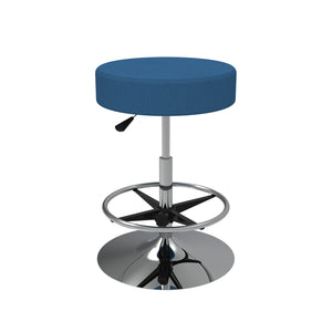 Cushioned Adjustable Swivel Stool