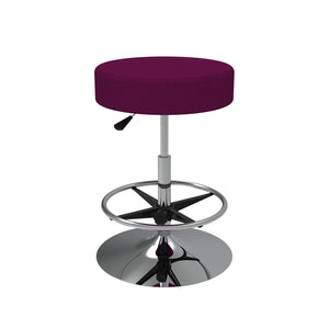 Cushioned Adjustable Swivel Stool