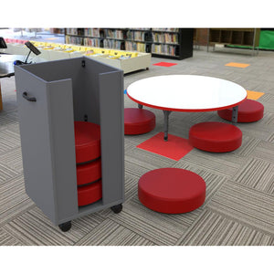 Horizon Mobile Cushion Caddy for Sonik Floor Rockers, Holds 6