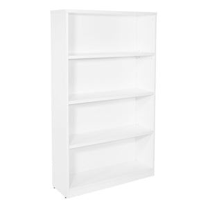 60" High 4-Shelf Laminate Bookcase with 1" Thick Shelves