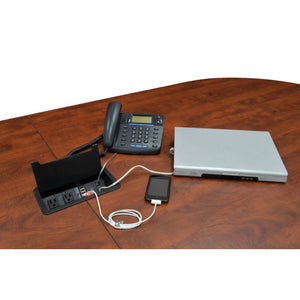 Legacy Collection 22 Ft. Modular Racetrack Conference Table with 3 Power Data Grommets