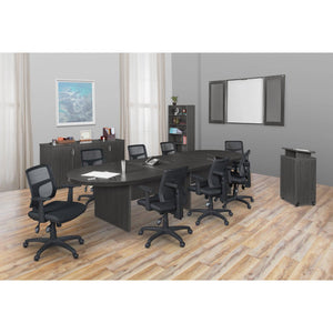 Legacy Collection 12 Ft. Modular Racetrack Conference Table with Power Data Grommet