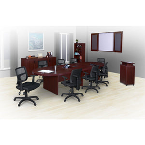 Legacy Collection 12 Ft. Modular Racetrack Conference Table with Power Data Grommet