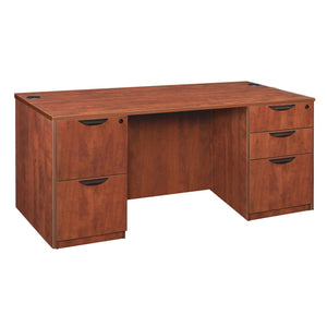 Legacy Collection 66" Double Full Pedestal Desk