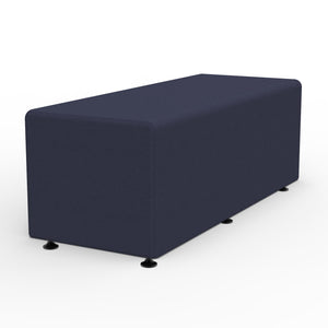 Sonik Soft Seating Rectangle Bench, 16" H