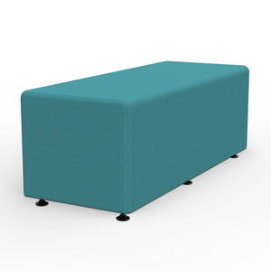 Sonik Soft Seating Rectangle Bench, 16" H