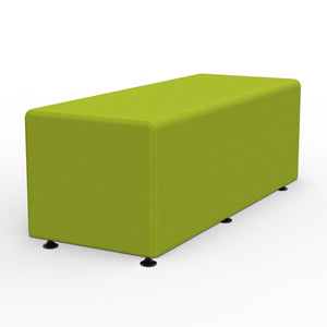 Sonik Soft Seating Rectangle Bench, 16" H