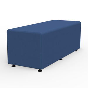 Sonik Soft Seating Rectangle Bench, 16" H