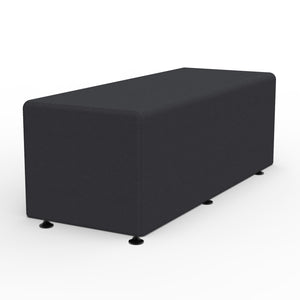Sonik Soft Seating Rectangle Bench, 16" H