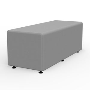 Sonik Soft Seating Rectangle Bench, 16" H