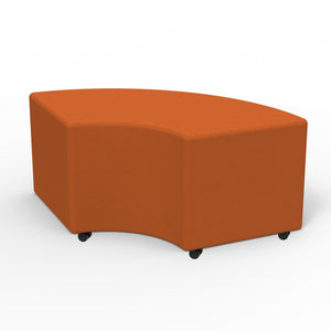 Sonik Soft Seating 24" Curved Bench, 18" H