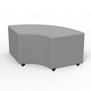 Sonik Soft Seating 24" Curved Bench, 18" H