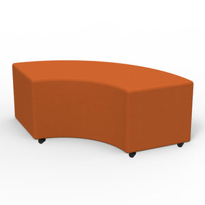 Sonik Soft Seating 36" Curved Bench, 16" H
