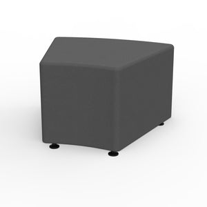 Sonik Soft Seating 30° Curved Bench, 18" H