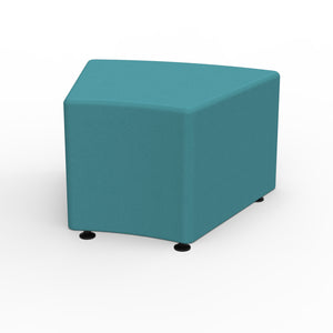Sonik Soft Seating 30° Curved Bench, 16" H