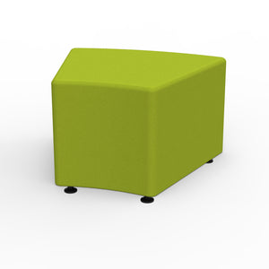 Sonik Soft Seating 30° Curved Bench, 16" H
