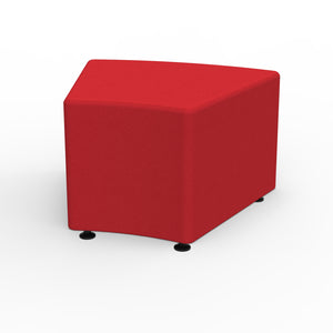 Sonik Soft Seating 30° Curved Bench, 18" H