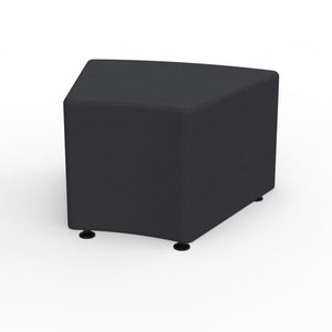 Sonik Soft Seating 30° Curved Bench, 16" H