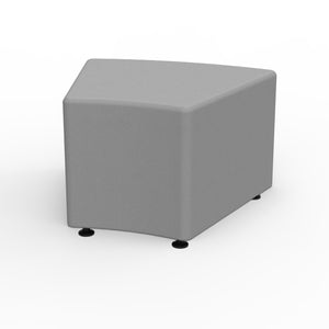 Sonik Soft Seating 30° Curved Bench, 16" H