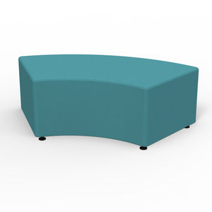Sonik Soft Seating 60° Curved Bench, 18" H