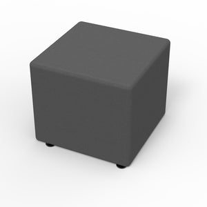 Sonik Soft Seating Square Stool, 16" H