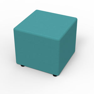 Sonik Soft Seating Square Stool, 18" H