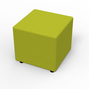 Sonik Soft Seating Square Stool, 18" H