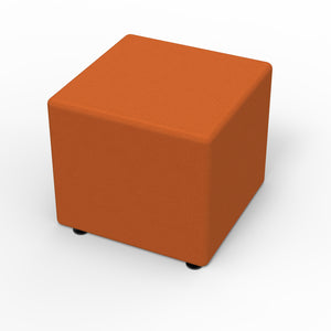 Sonik Soft Seating Square Stool, 18" H