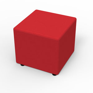 Sonik Soft Seating Square Stool, 18" H