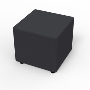 Sonik Soft Seating Square Stool, 16" H