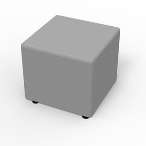 Sonik Soft Seating Square Stool, 18" H