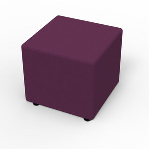 Sonik Soft Seating Square Stool, 16" H