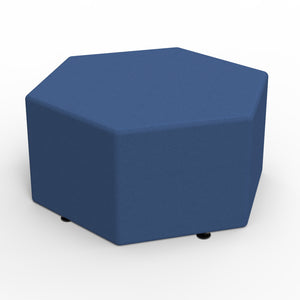 Marco Sonik Soft Seating Hexagon Ottoman, 16" H